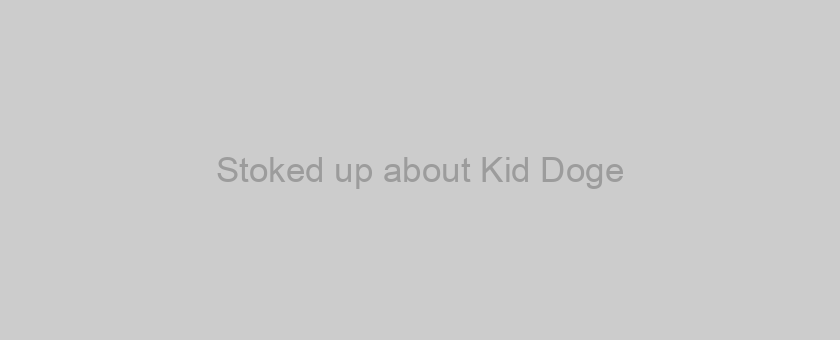 Stoked up about Kid Doge? Learn everything you need to understand it